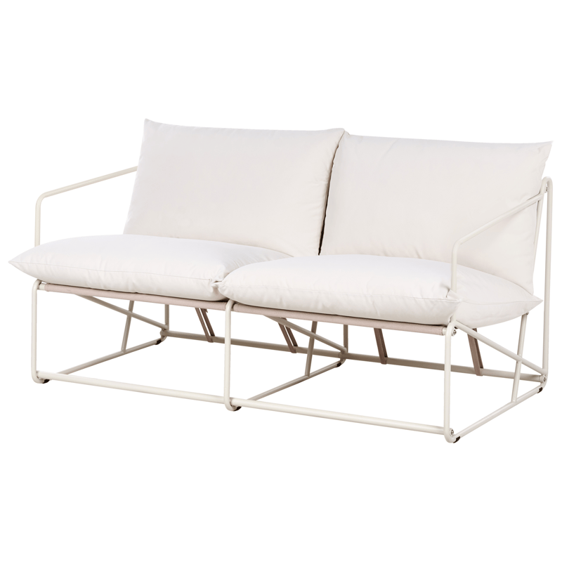 Soffa utomhus 2-Sits Ponte - Taupe/Beige - Utemöbler - Utesoffor & bänkar - Loungesoffa