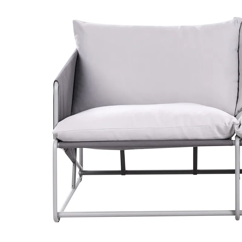 Soffa utomhus 2-Sits Ponte - Grå - Utemöbler - Utesoffor & bänkar - Loungesoffa