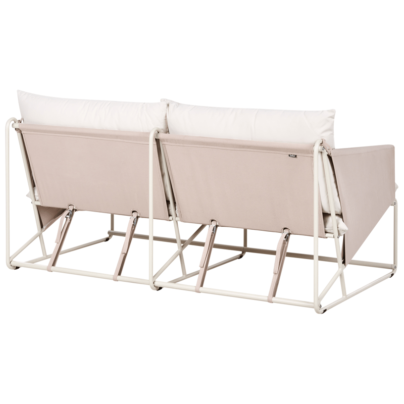 Soffa utomhus 2-Sits Ponte - Taupe/Beige - Utemöbler - Utesoffor & bänkar - Loungesoffa