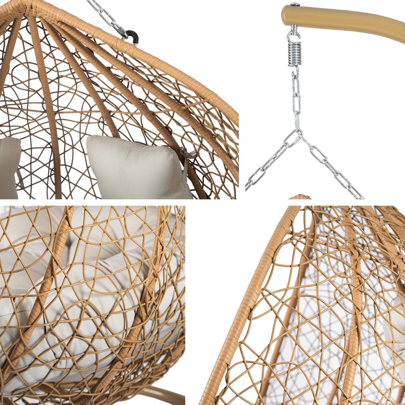 Tavero Hängstol utomhus - beige - Utemöbler - Utesoffor & bänkar - Hängsoffor