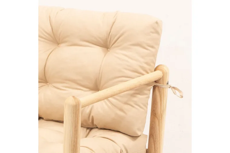 Trädgård 1-sitssoffa Hue Grädde - Grädde - Utemöbler - Utesoffor & bänkar - Loungesoffa