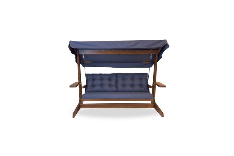Trädgårds Trippel Gungstol Viva Antracit - Antracit, 237 x 100 x 175 cm - Utemöbler - Utesoffor & bänkar - Hängsoffor