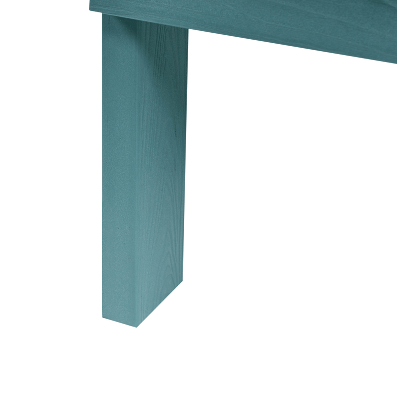 Trädgårdsbänk Adirondack 125 cm - Blå - Utemöbler - Utesoffor & bänkar - Trädgårdssoffa