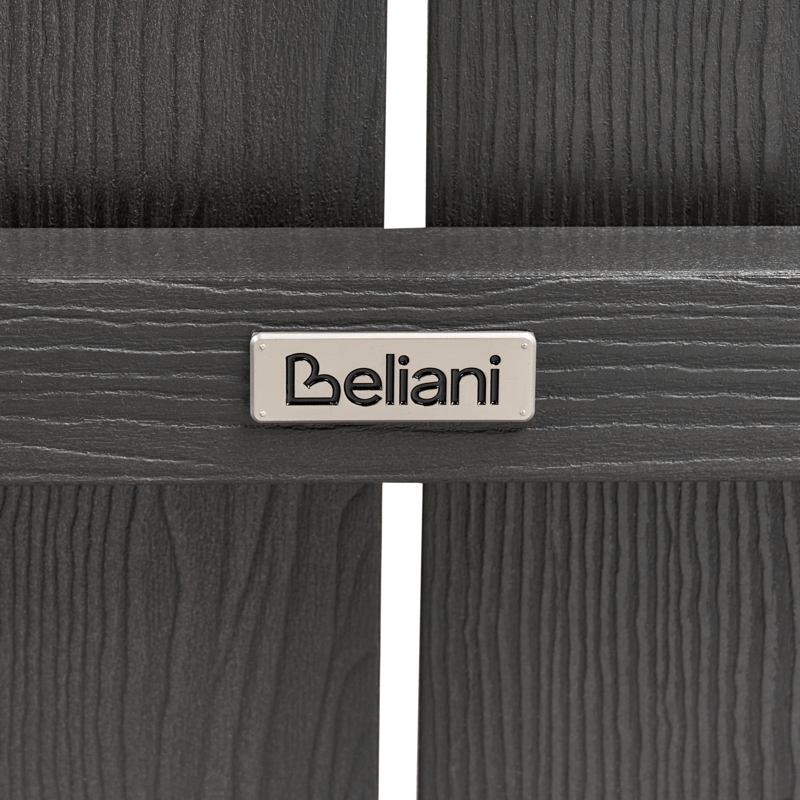 Trädgårdsbänk Adirondack 125 cm - Grå - Utemöbler - Utesoffor & bänkar - Trädgårdssoffa