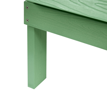 Trädgårdsbänk Adirondack 125 cm - Grön - Utemöbler - Utesoffor & bänkar - Trädgårdssoffa