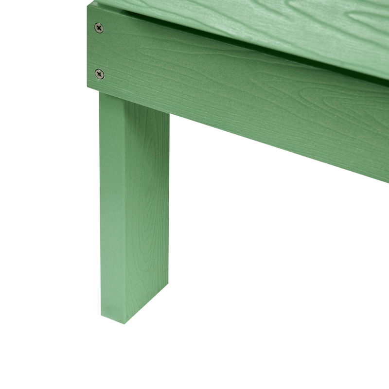 Trädgårdsbänk Adirondack 125 cm - Grön - Utemöbler - Utesoffor & bänkar - Trädgårdssoffa