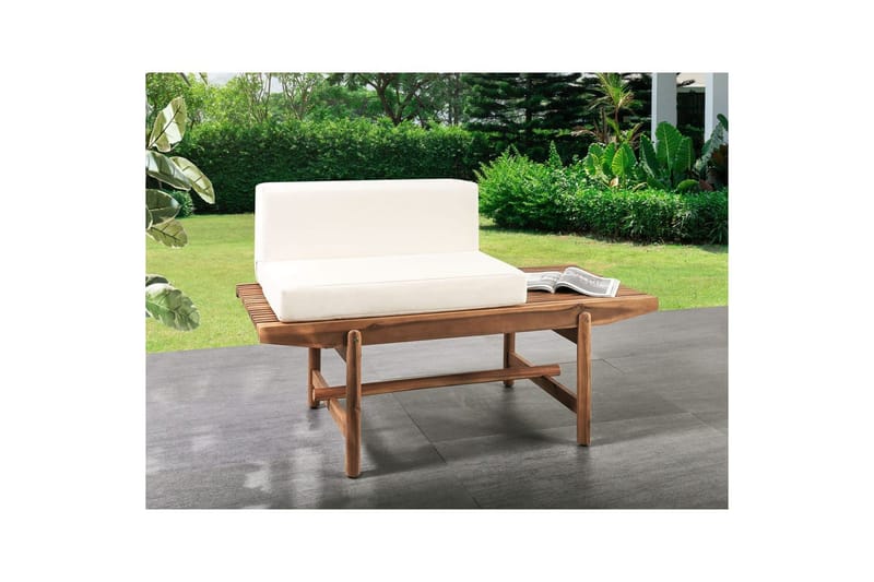 Trädgårdsbänk Giaveno - 135x65x84 cm - Utemöbler - Utesoffor & bänkar - Trädgårdssoffa