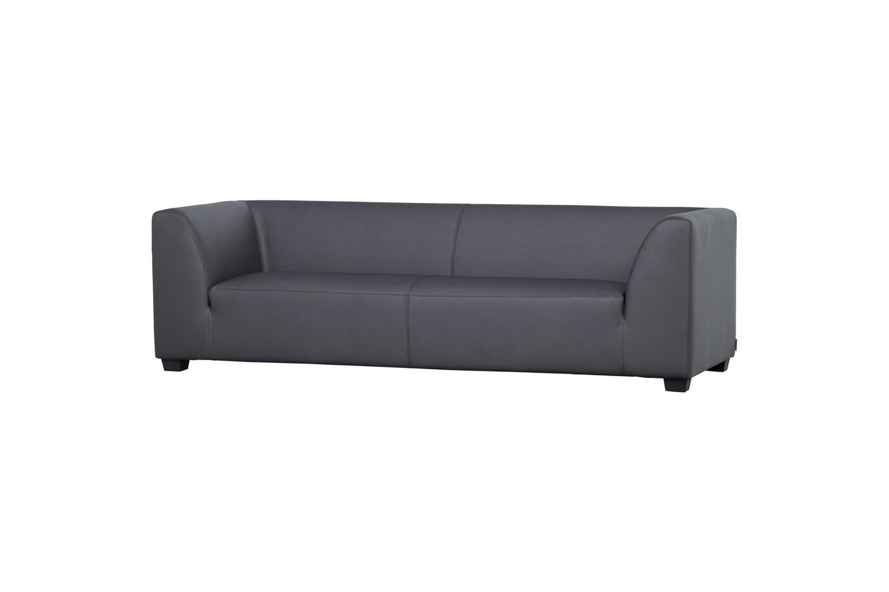 trädgårdsbänk hollandia - grå, 3 platser