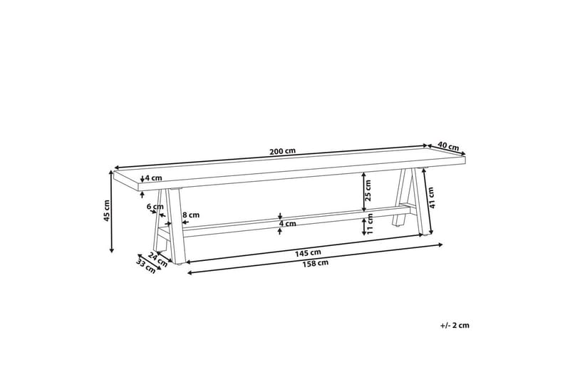 Trädgårdsbänk Tonnare - Utemöbler - Utesoffor & bänkar - Trädgårdsbänkar