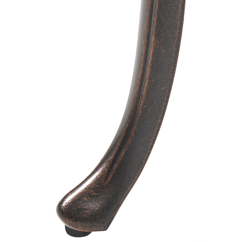 Trädgårdsbänk Piura 88 cm Aluminum - Brun - Utemöbler - Utesoffor & bänkar - Trädgårdssoffa