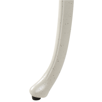 Trädgårdsbänk Piura 88 cm Aluminum - Vit - Utemöbler - Utesoffor & bänkar - Trädgårdssoffa