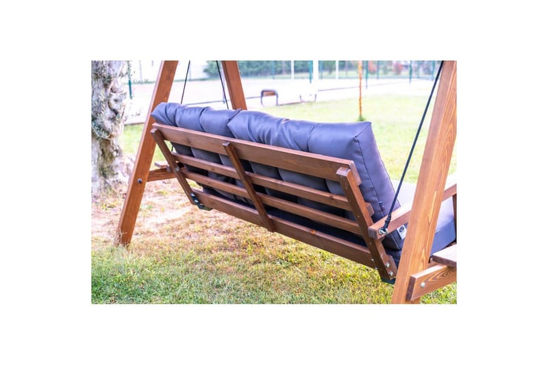 Trädgårdsdubbelgunga Taharoa Antracit - Antracit - Utemöbler - Utesoffor & bänkar - Hängsoffor