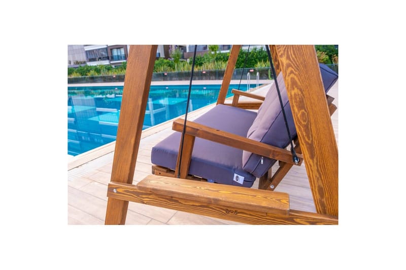 Trädgårdsdubbelgunga Taharoa Antracit - Antracit - Utemöbler - Utesoffor & bänkar - Hängsoffor