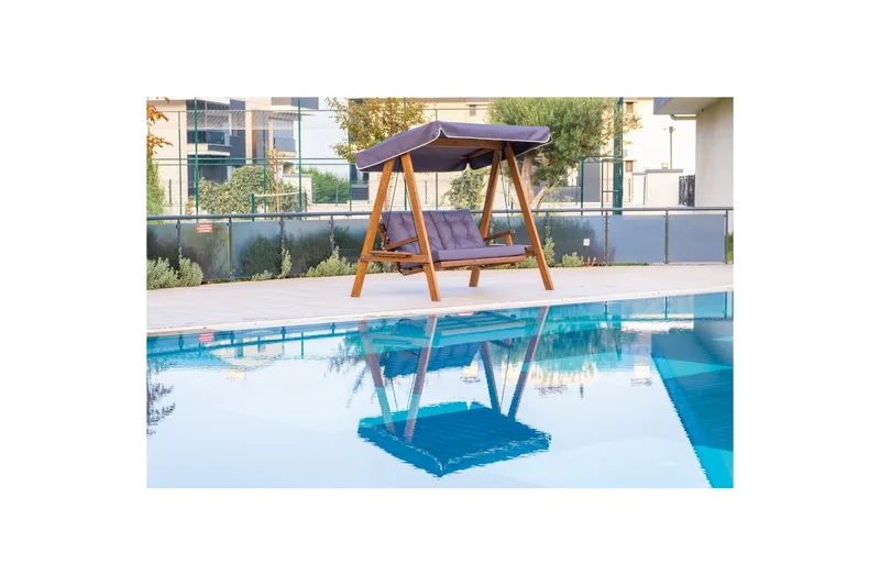 Trädgårdsdubbelgunga Taharoa Antracit - Antracit - Utemöbler - Utesoffor & bänkar - Hängsoffor