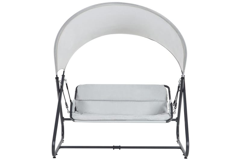 Trädgårdsgunga Solagna - Ljusgrå, 168x113x187 cm - Utemöbler - Utesoffor & bänkar - Hängsoffor