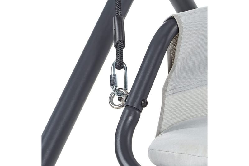 Trädgårdsgunga Solagna - Ljusgrå, 168x113x187 cm - Utemöbler - Utesoffor & bänkar - Hängsoffor