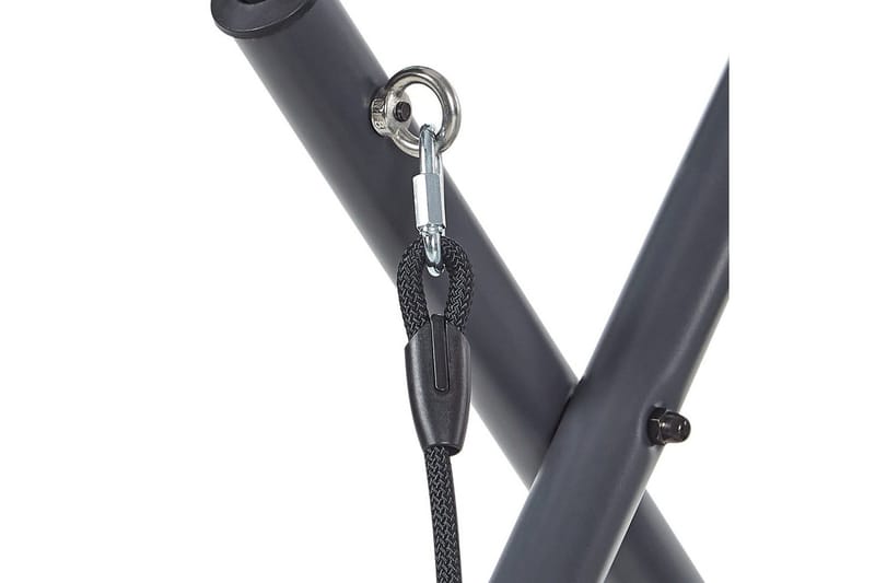 Trädgårdsgunga Solagna - Mörkgrå, 114x117x182 cm - Utemöbler - Utesoffor & bänkar - Hängsoffor