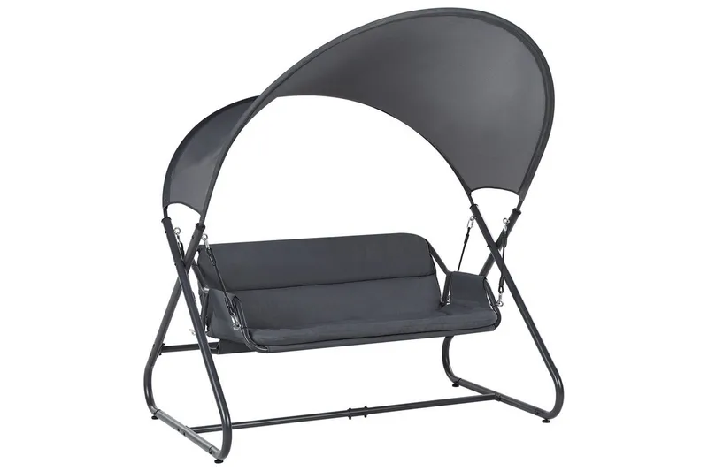 Trädgårdsgunga Solagna, Mörkgrå, 168x113x187 cm