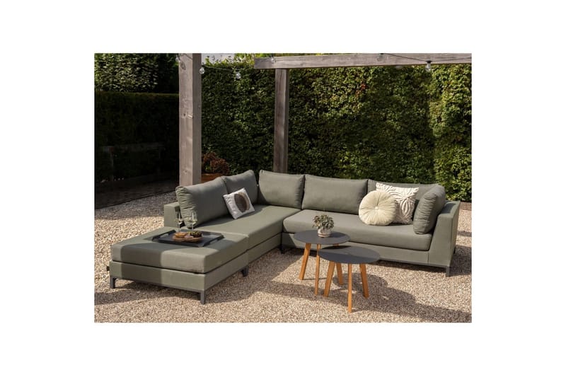 Trädgårdsloungeset Sicilien - Grön, Vänster - Utemöbler - Utesoffor & bänkar - Loungesoffa