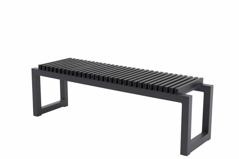Athena Bänk Utomhus 140 cm - Svart - Utemöbler - Utesoffor & bänkar - Trädgårdsbänkar