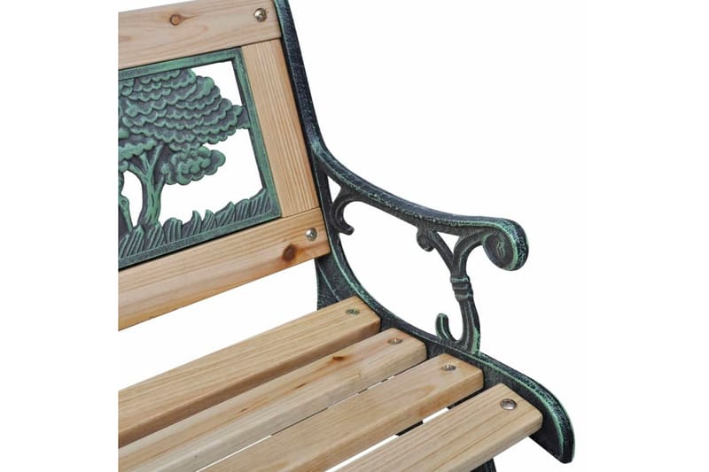 Barnbänk Utomhus 84 cm trä - Brun - Utemöbler - Utesoffor & bänkar - Trädgårdssoffa