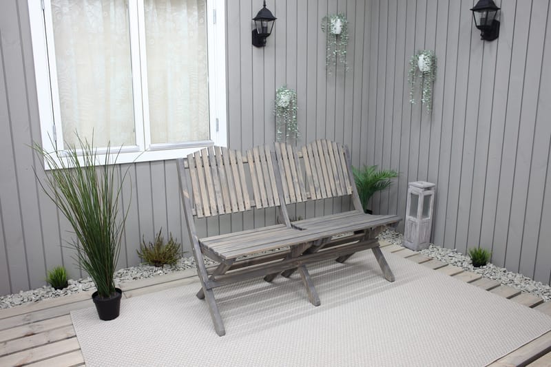 Delpino Utesoffa - Grå - Utemöbler - Utesoffor & bänkar - Trädgårdssoffa