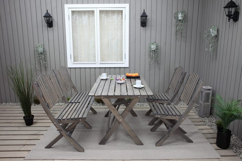 Delpino Utesoffa - Grå - Utemöbler - Utesoffor & bänkar - Trädgårdssoffa