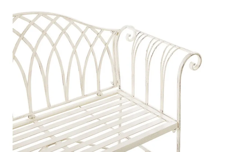 Estadilla Trädgårdsbänk - Vit - Utemöbler - Utesoffor & bänkar - Trädgårdssoffa