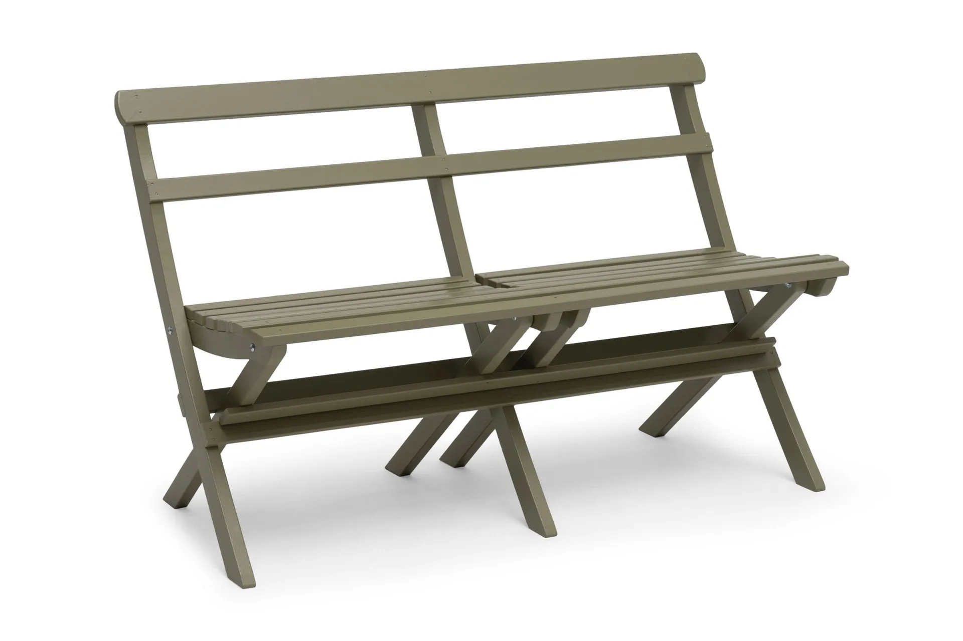 hillerstorp torpet utebänk - grön