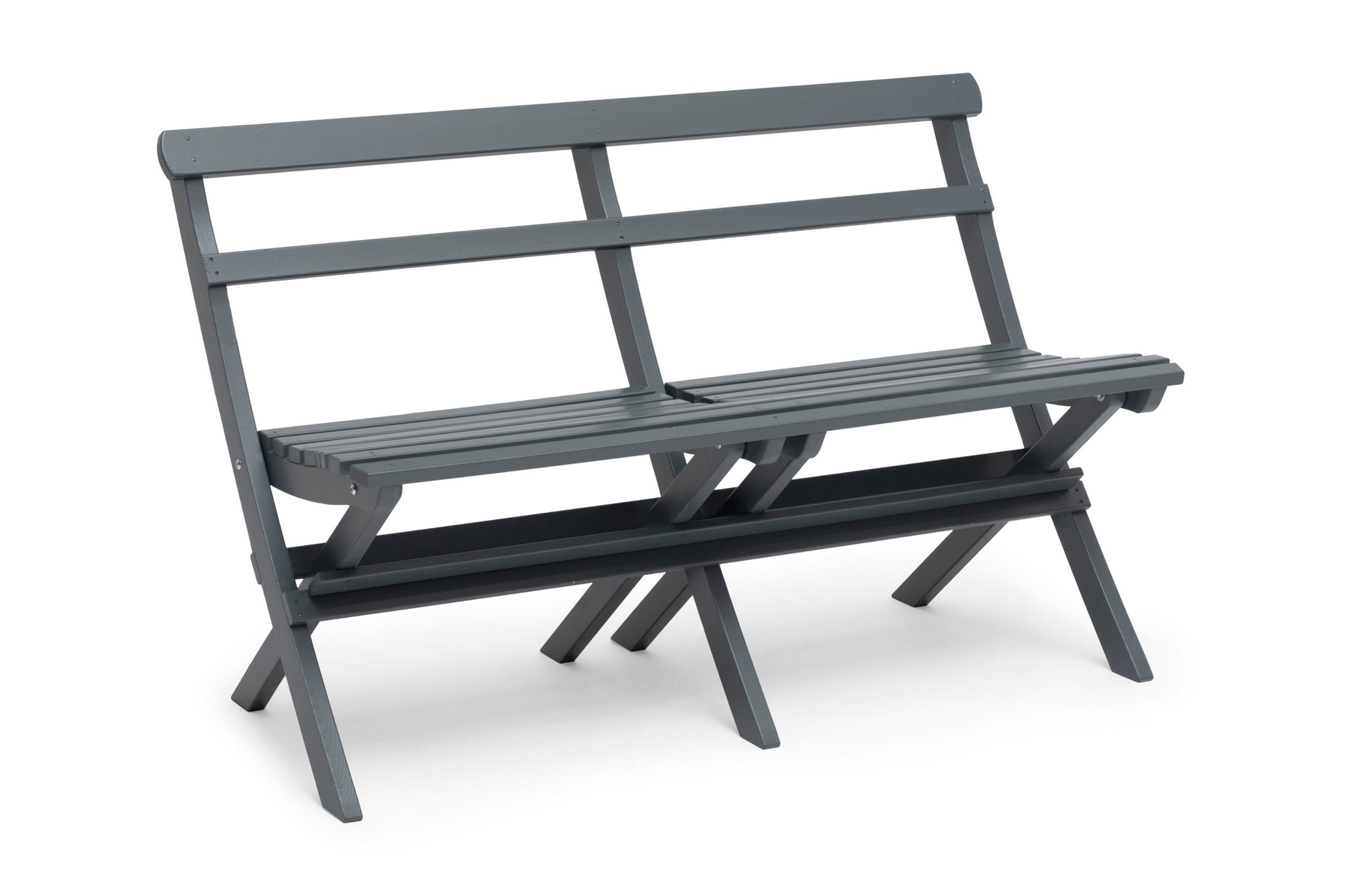 hillerstorp torpet utebänk tall/grå -