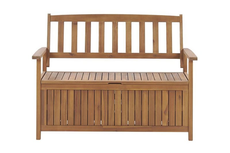 Jaraicejo Trädgårdsbänk med Förvaring, Brun