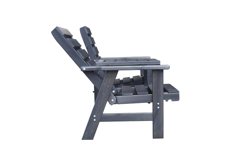 KIngdom Utebänk 177 cm - Svart - Utemöbler - Utesoffor & bänkar - Trädgårdssoffa