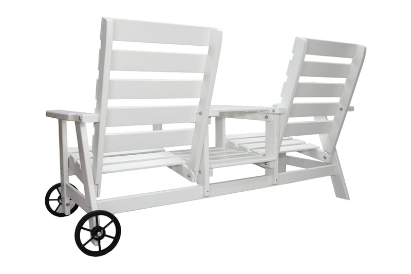 KIngdom Utebänk 177 cm - Vit - Utemöbler - Utesoffor & bänkar - Trädgårdssoffa