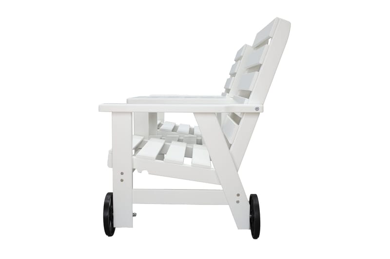 KIngdom Utebänk 177 cm - Vit - Utemöbler - Utesoffor & bänkar - Trädgårdssoffa