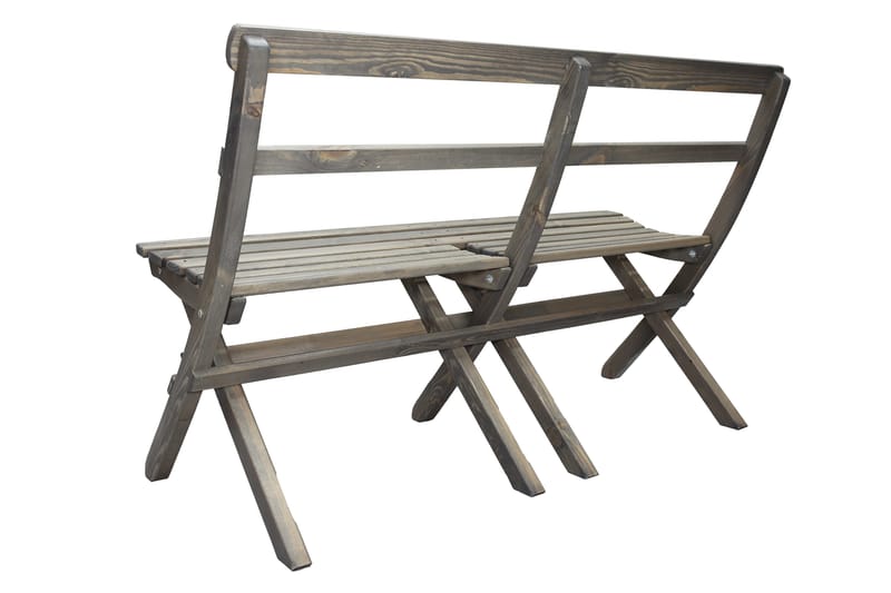 Larios Utebänk 130 cm - Grå - Utemöbler - Utesoffor & bänkar - Trädgårdssoffa