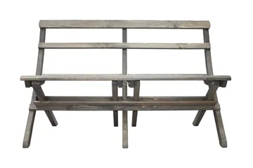 Larios Utebänk 130 cm - Grå - Utemöbler - Utesoffor & bänkar - Trädgårdssoffa