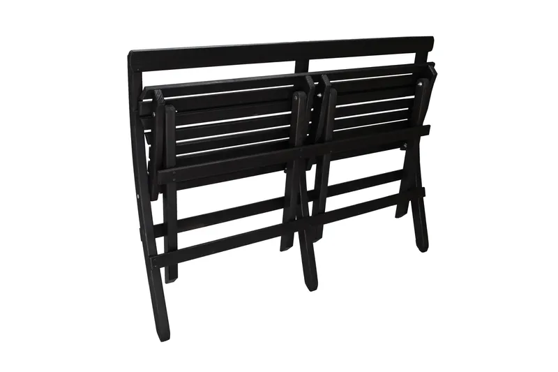 Larios Utebänk 130 cm - Svart - Utemöbler - Utesoffor & bänkar - Trädgårdssoffa