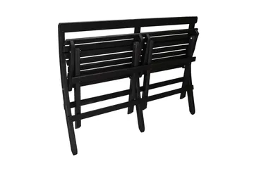 Larios Utebänk 130 cm - Svart - Utemöbler - Utesoffor & bänkar - Trädgårdssoffa
