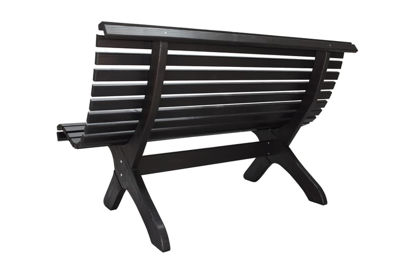 Norvald Bänk Utomhus - Kaffesvart - Utemöbler - Utesoffor & bänkar - Trädgårdssoffa