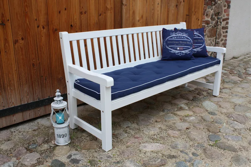 Rimforsa Trädgårdssoffa - Vitlaserad Furu - Utemöbler - Utesoffor & bänkar - Trädgårdssoffa