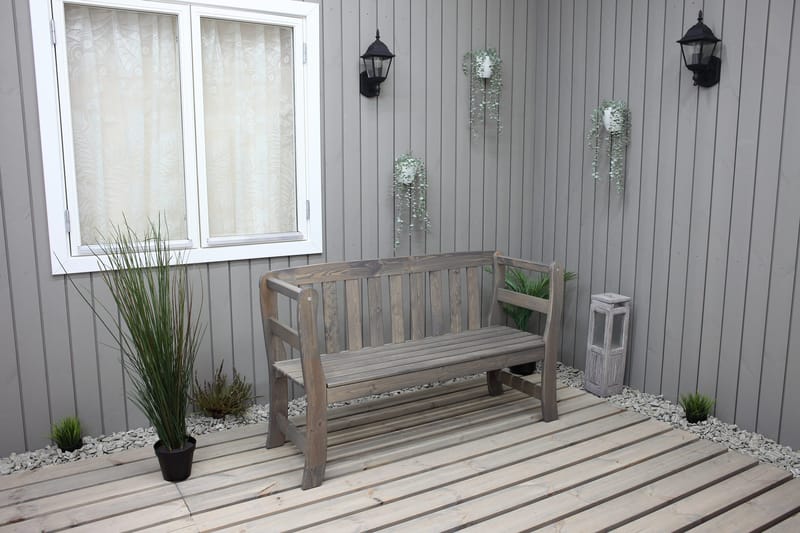 Rosenberg Utesoffa - Grå - Utemöbler - Utesoffor & bänkar - Trädgårdssoffa