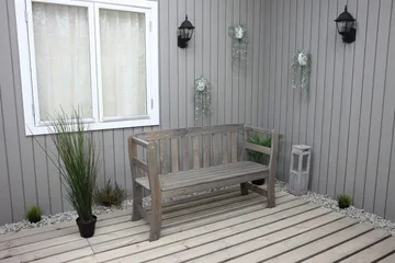 Rosenberg Utesoffa - Grå - Utemöbler - Utesoffor & bänkar - Trädgårdssoffa