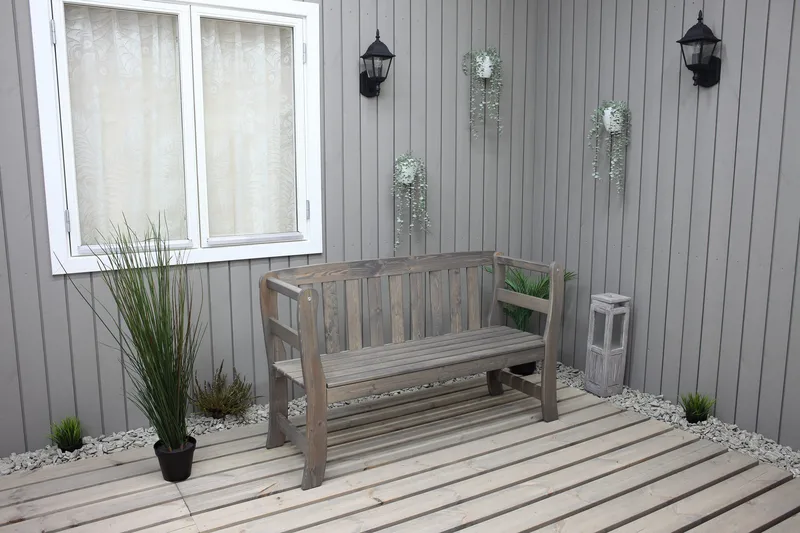 Rosenberg Utesoffa - Grå - Utemöbler - Utesoffor & bänkar - Trädgårdssoffa