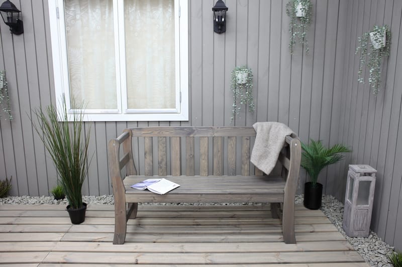 Rosenberg Utesoffa - Grå - Utemöbler - Utesoffor & bänkar - Trädgårdssoffa