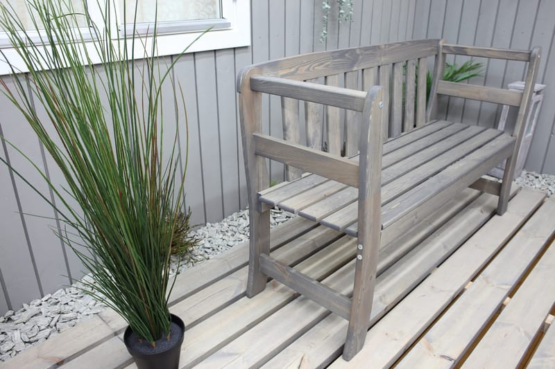 Rosenberg Utesoffa - Grå - Utemöbler - Utesoffor & bänkar - Trädgårdssoffa