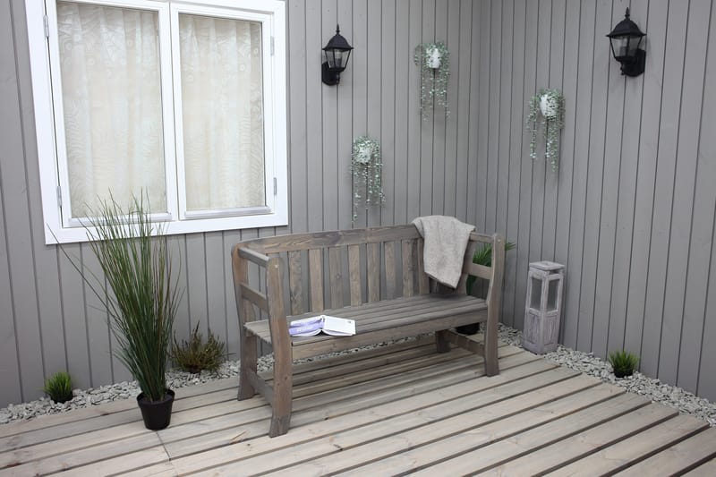 Rosenberg Utesoffa - Grå - Utemöbler - Utesoffor & bänkar - Trädgårdssoffa