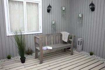 Rosenberg Utesoffa - Grå - Utemöbler - Utesoffor & bänkar - Trädgårdssoffa