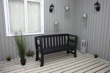 Rosenberg Utesoffa - Kaffesvart - Utemöbler - Utesoffor & bänkar - Trädgårdssoffa