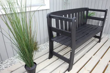 Rosenberg Utesoffa - Kaffesvart - Utemöbler - Utesoffor & bänkar - Trädgårdssoffa