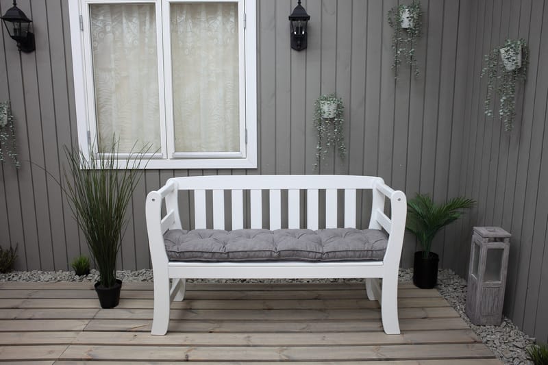 Rosenberg Utesoffa - Vit - Utemöbler - Utesoffor & bänkar - Trädgårdssoffa